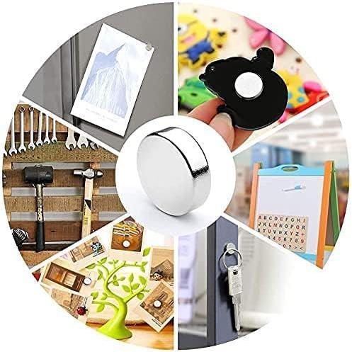 60 pcs Small Refrigerator Magnets,Magnets for Nail Clippers,Round Mini Fridge Magnets,Tiny Magnet, Multi-Use for Office, Hobbies, Crafts and Science, Tiny Size:5mm x 3mm(DxH)