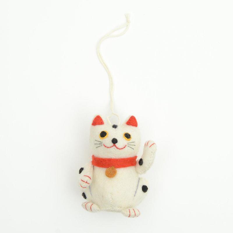 Lucky Japanese Kitty Ornament