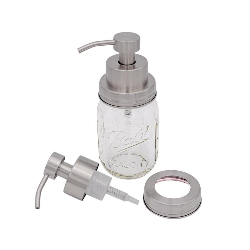 Foaming Soap Pump Dispensers for Regular Mouth Mason Jars