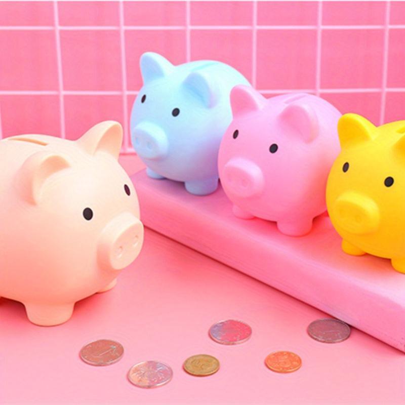 Cute Piggy Bank, 1 Count Mini Coins Money Saving Box, Home Decor Ornament for Dormitory School  Office