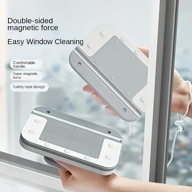 Magnetic Window Cleaner, 1 Set Double-sided Glass Wiper, Safe & Practical Window Cleaning Tool, Suitable for 3-8mm Thicknesses