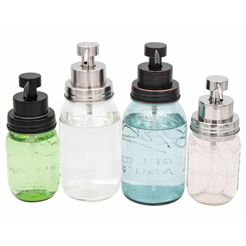 Foaming Soap Pump Dispensers for Regular Mouth Mason Jars