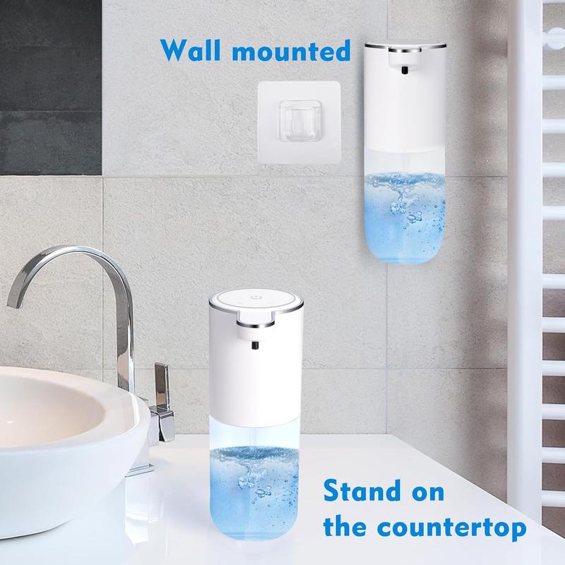 Automatic soap Dispenser touchless Kitchen Dish Automatic Liquid Soap Dispenser 4 Adjustable Soap Dispensing Levels Wall Mount for Bathroom Kitchen School Hotel, Liquid Hand Soap Dispenser Installation Rechargeable Waterproof bathroom washroom