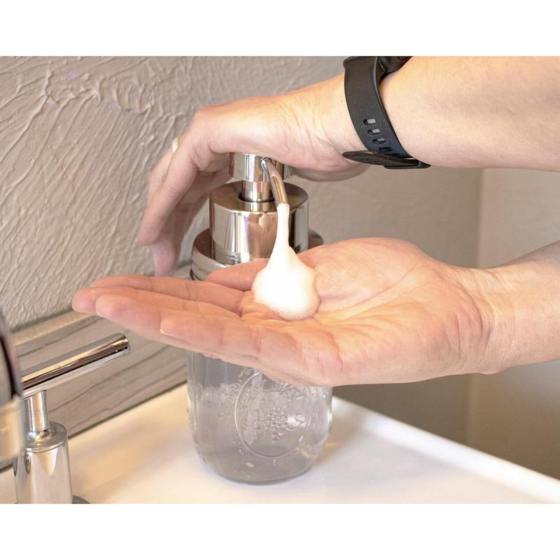 Foaming Soap Pump Dispensers for Regular Mouth Mason Jars