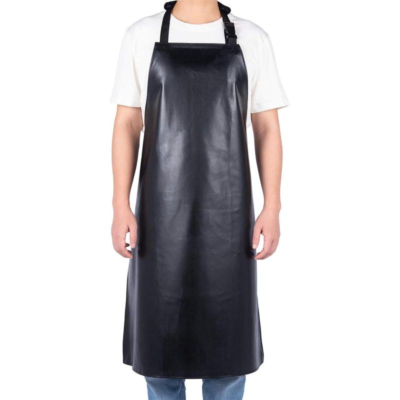 Heavy Duty Vinyl Waterproof Apron for Unisex Adult, Ultra Lightweight, Chemical Resistant Industrial Work Apron