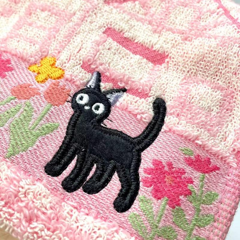 Beautiful Jiji Cat Hand Towel for Home Decor Bathroom as Gift for Anime Cat Lovers tiny  towel