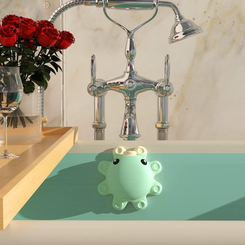 Bathtub Overflow Drain Cover Tub - tub Overflow Drain Cover, Soak Bath Overflow Drain Cover, Bathroom Spa Accessories, Adds Inches of Water for Deeper Bath Daisy Gift