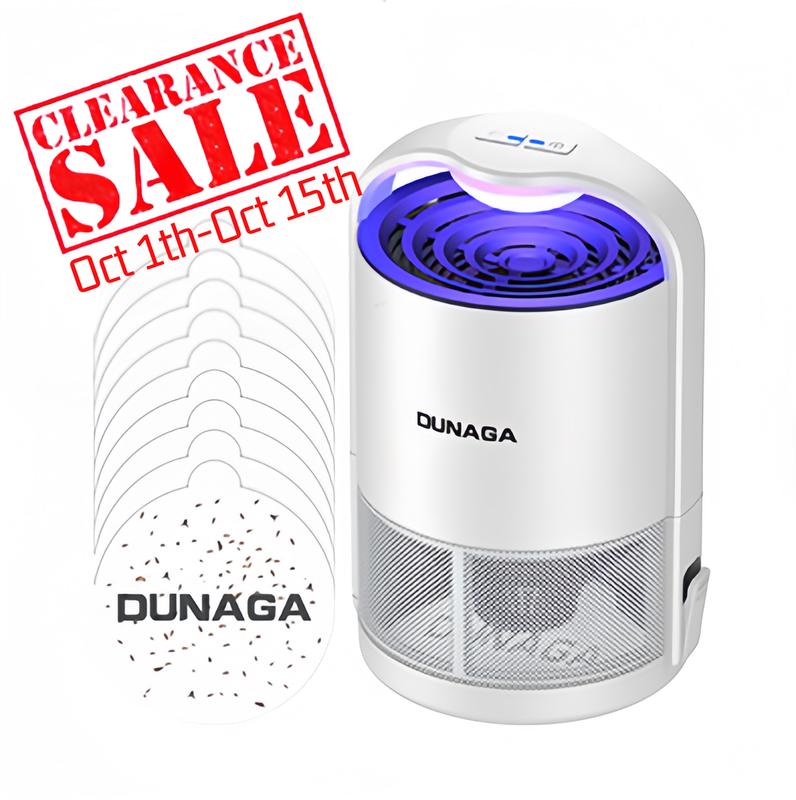 DUNAGA Fly Traps Indoor, Fruit Fly Traps, Bug Zapper Indoor, Insect Traps Indoor 10 Sticky Glue Boards,Pest control,Mosquito killer, Gnat Catcher