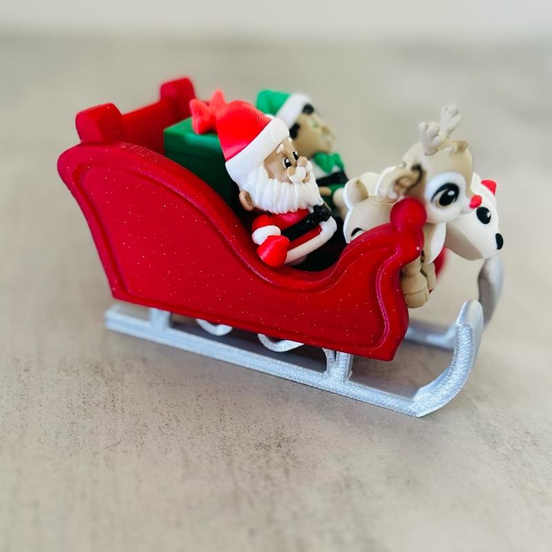 3D Printed Holidays Mini's 5-pack  -  Desk Ornament - Gift Idea - 3D Printed