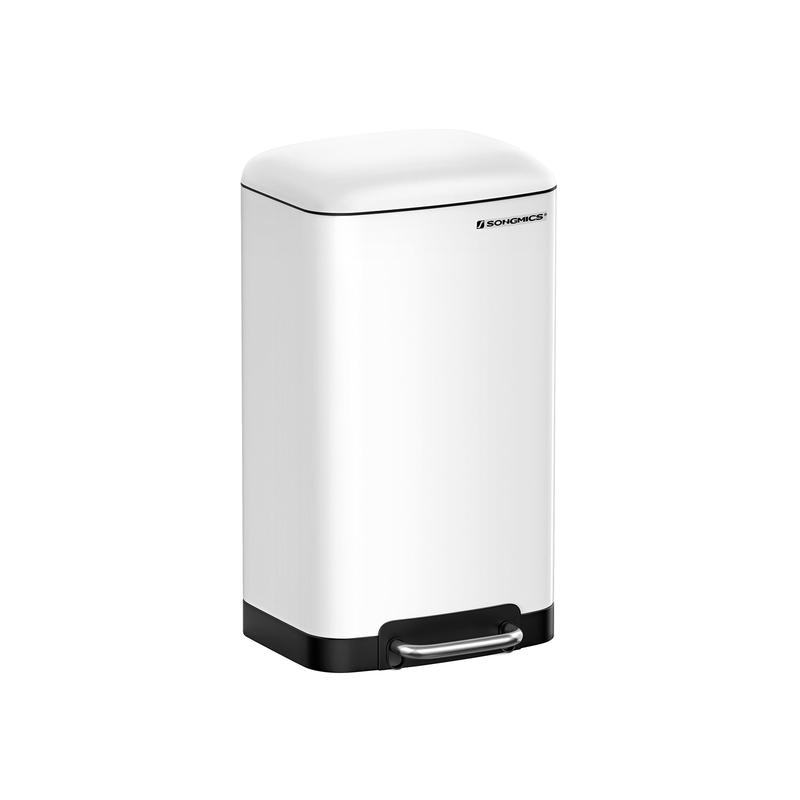 SONGMICS Stainless Steel Trash Can 30L Bin