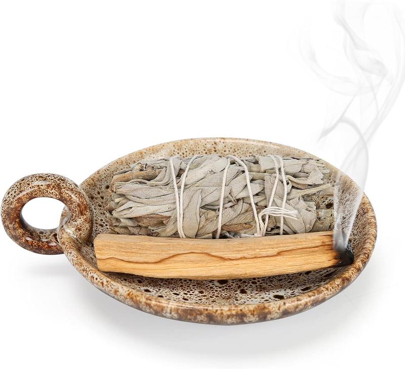 Sage Holder for  (Sage and Santo Palo Not Included), Sage Burner Bowl, Sage Stand, Smudge Bowl, Palo Santo Holder, Incense Holder, Incense Holder for Sticks