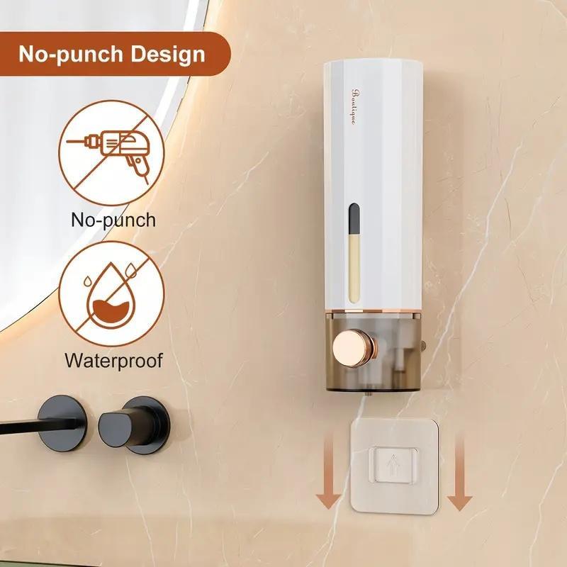 Wall Mounted Soap Dispenser, Bathroom Soap Dispenser, Soap Dispensing Box, Bathroom Supplies for Home Hotel Salon Dormitory