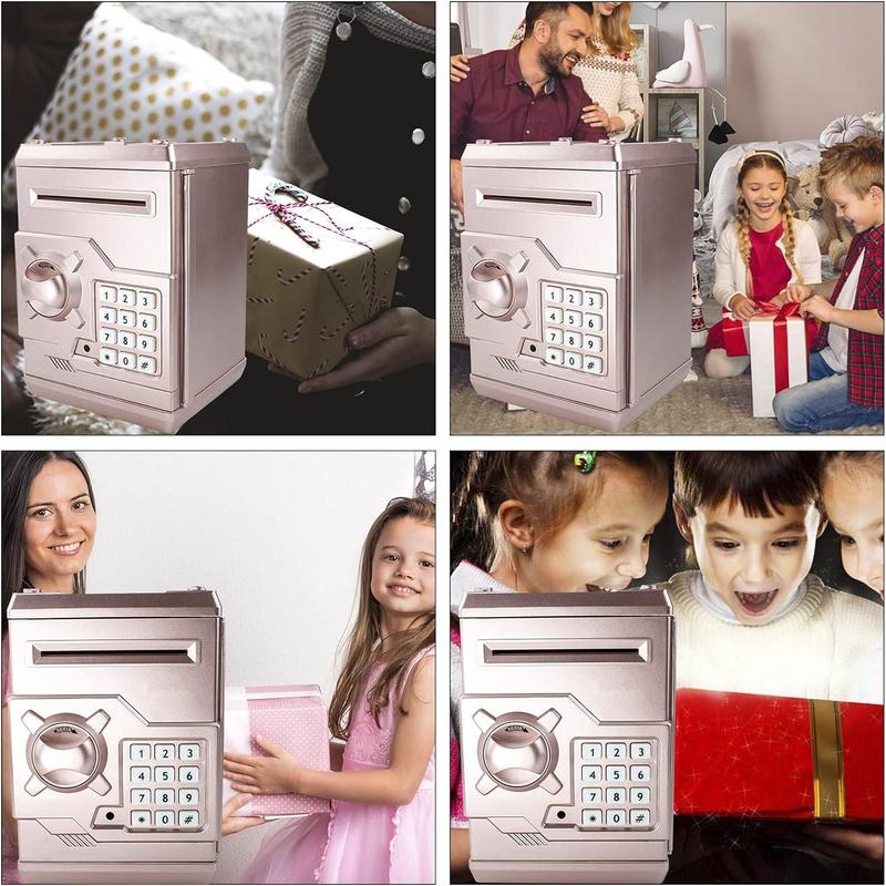 Piggy Banks, Electronic Password Code Money Banks ATM Banks Box Coin Bank for Boys and Girls