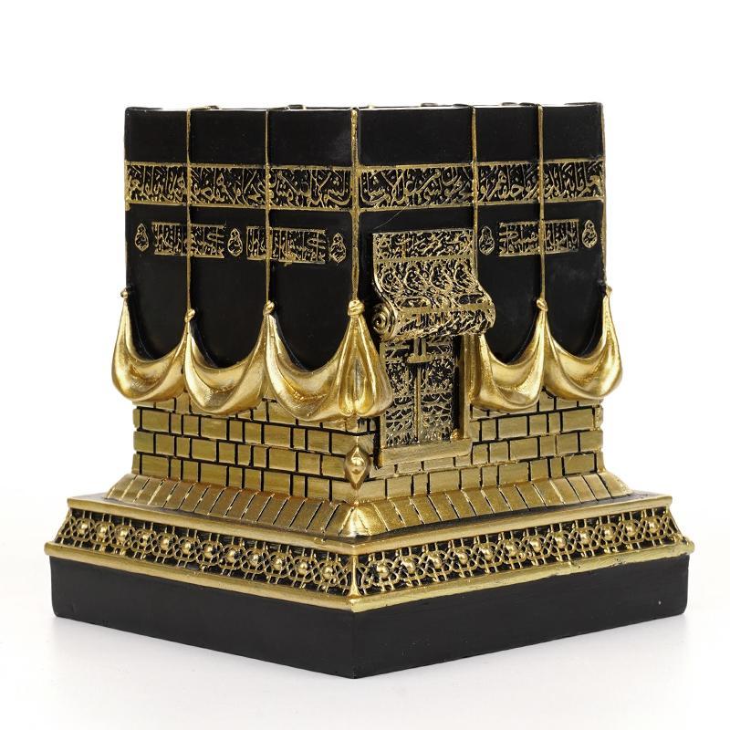 Ramadan Decorations Celestial Kaaba 3D Replica Model, 1 Count Eid Decorations Islamic Home Decoration, Muslim Table Art Decor, Eid Al-fitr Gift, Eid Mubarak Decor, Gift for Mom, Home Decor, Stocking Fillers