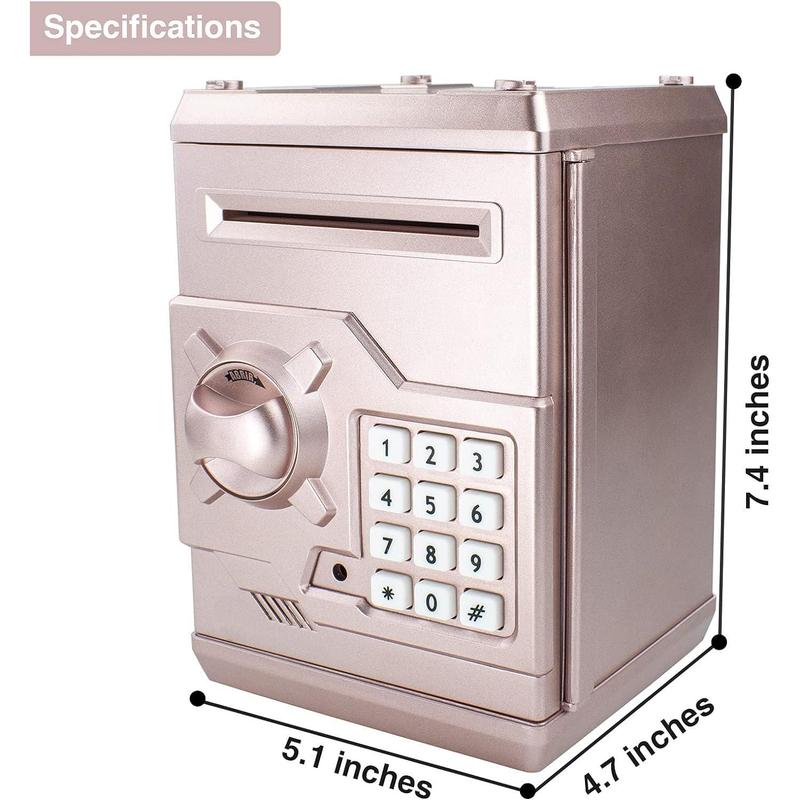 Piggy Banks, Electronic Password Code Money Banks ATM Banks Box Coin Bank for Boys and Girls