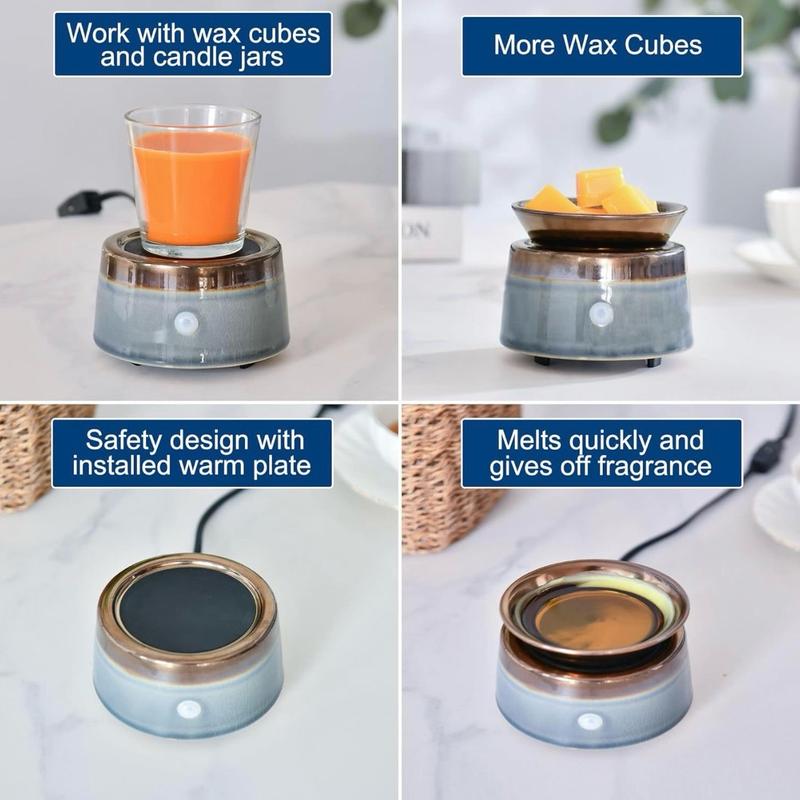 KOBODON Wax Melt Warmer 3 in 1 Electric Ceramic Warmer