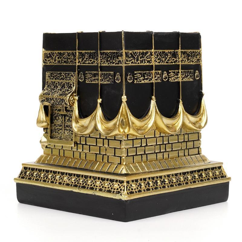 Ramadan Decorations Celestial Kaaba 3D Replica Model, 1 Count Eid Decorations Islamic Home Decoration, Muslim Table Art Decor, Eid Al-fitr Gift, Eid Mubarak Decor, Gift for Mom, Home Decor, Stocking Fillers