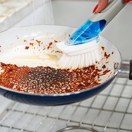 Dishwand Scrubber Brush Attachment for Effective Dish, Pot and Pan Cleaning