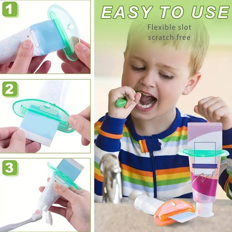 Tube Squeezer, 4 Counts Toothpaste Dispenser Squeezer, Summer Gifts,  Facial Cream Squeezer, Portable Bathroom Gadgets for Home and Outdoor Travel