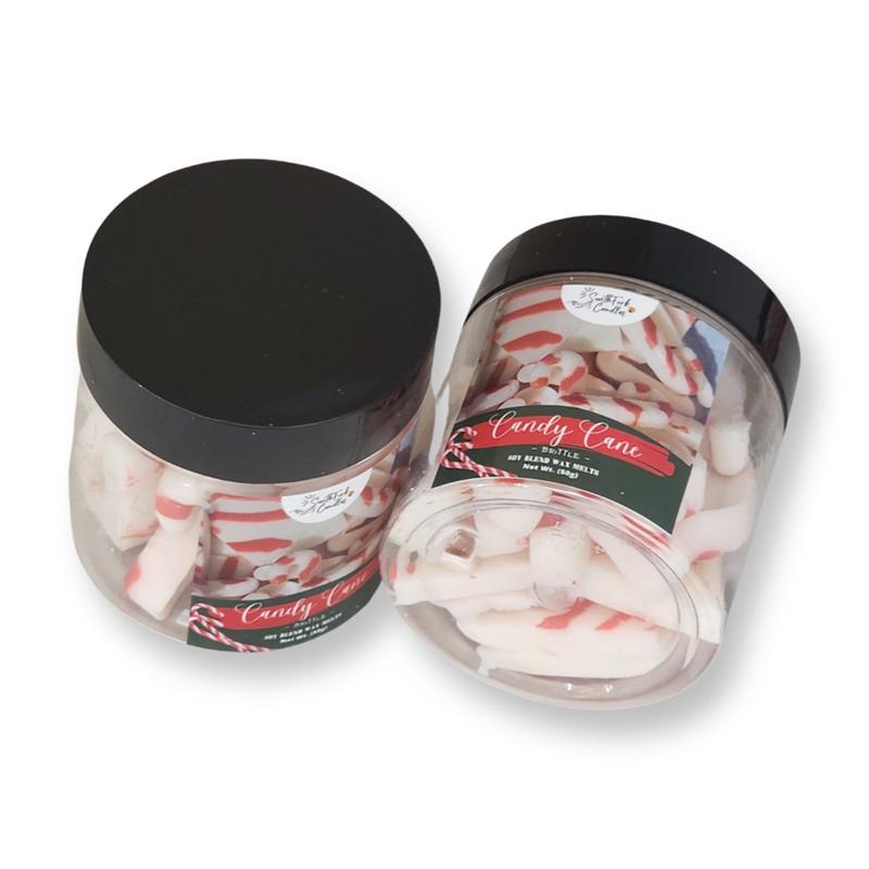 Candy Cane Brittle Wax Melt - 4oz Jar