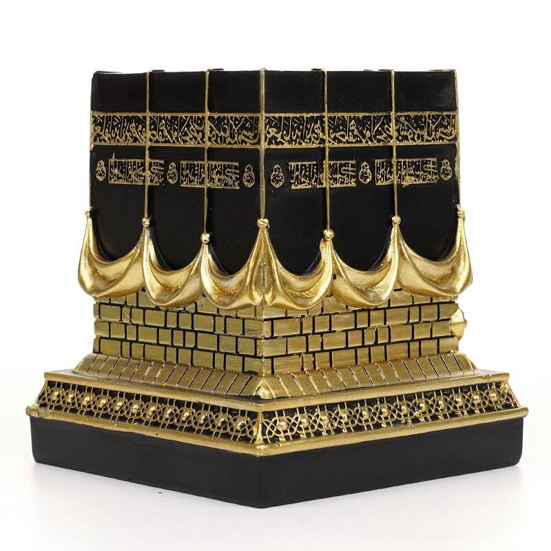 Ramadan Decorations Celestial Kaaba 3D Replica Model, 1 Count Eid Decorations Islamic Home Decoration, Muslim Table Art Decor, Eid Al-fitr Gift, Eid Mubarak Decor, Gift for Mom, Home Decor, Stocking Fillers