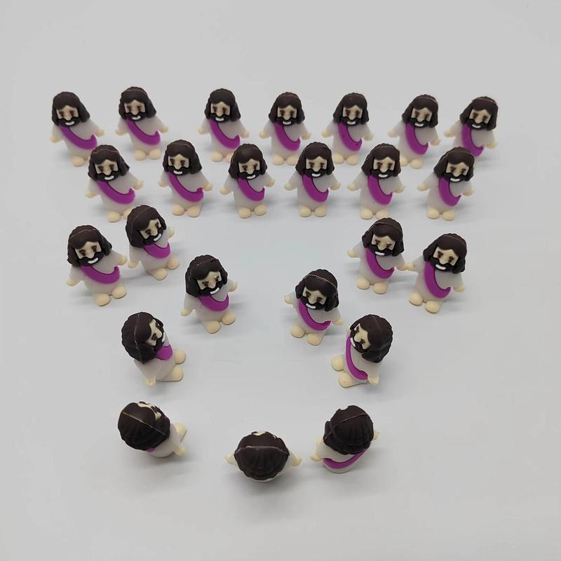 Mini Jesus Statue Toy, 24pcs Cute Mini Statue Toy, Religious Jesus Party Gift Dolls, Little Jesus Statue Gift Toys, Party Supplies