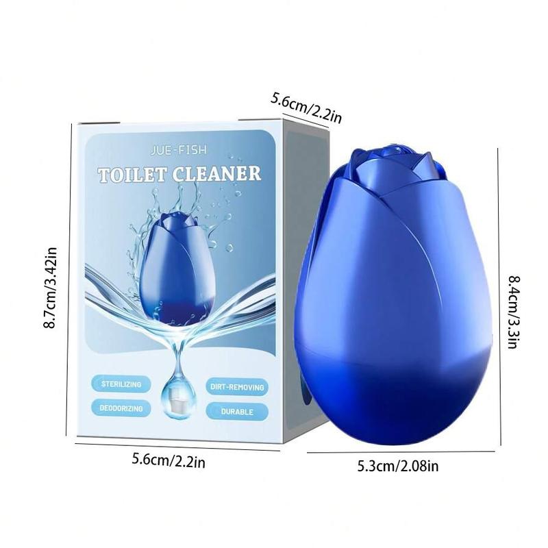 Rose Design Toilet Cleaner, Durable Deodorizing Dirt Removing Toilet Cleaner, Household Toilet Cleaning Tool, Bathroom Gadgets