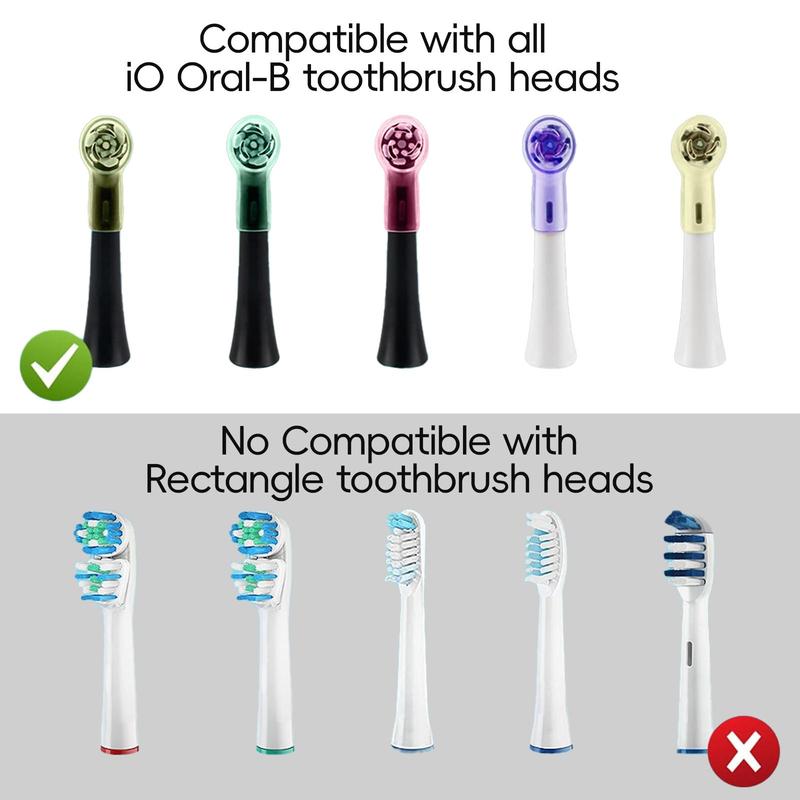 Portable Toothbrush Head Protective Cover, 4 Counts Dustproof Toothbrush Head Cover with Vent Hole & Fixed Clasp, Personal Care Accessories for Home Travel, Christmas, Fall, Ideal Winter Gift