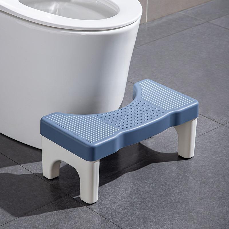 Toilet Stool, Plastic Non-slip Poop Stool for Bathroom, Home Bathroom Accessories Poop Squat Stool, Bathroom Gadgets 2024, Gift for Friends & Family, Boyfriend Gifts