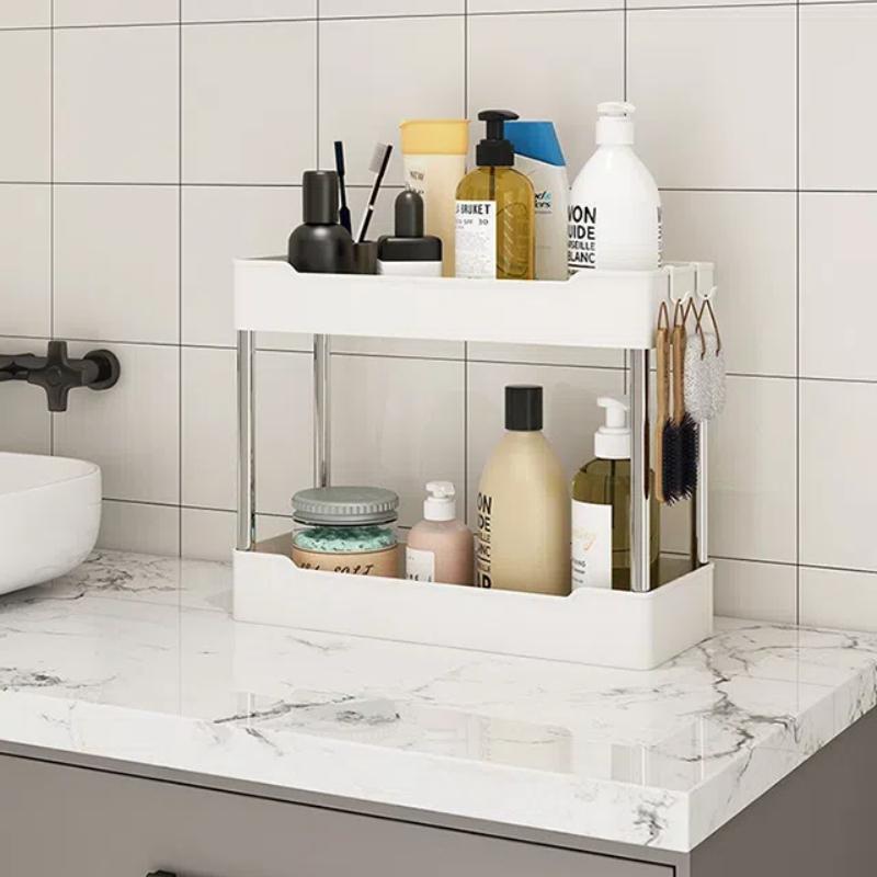 Under Sink Storage Box, 2 Tier Multi-purpose Organizer, Kitchen Sink Organizer, Room Decor