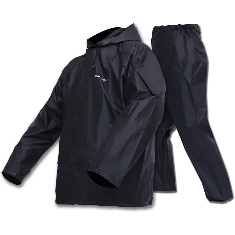 Rain Suits for Men Ultra-Lite Waterproof Protective Rain coats Rain Gear Workwear Fits Men Women