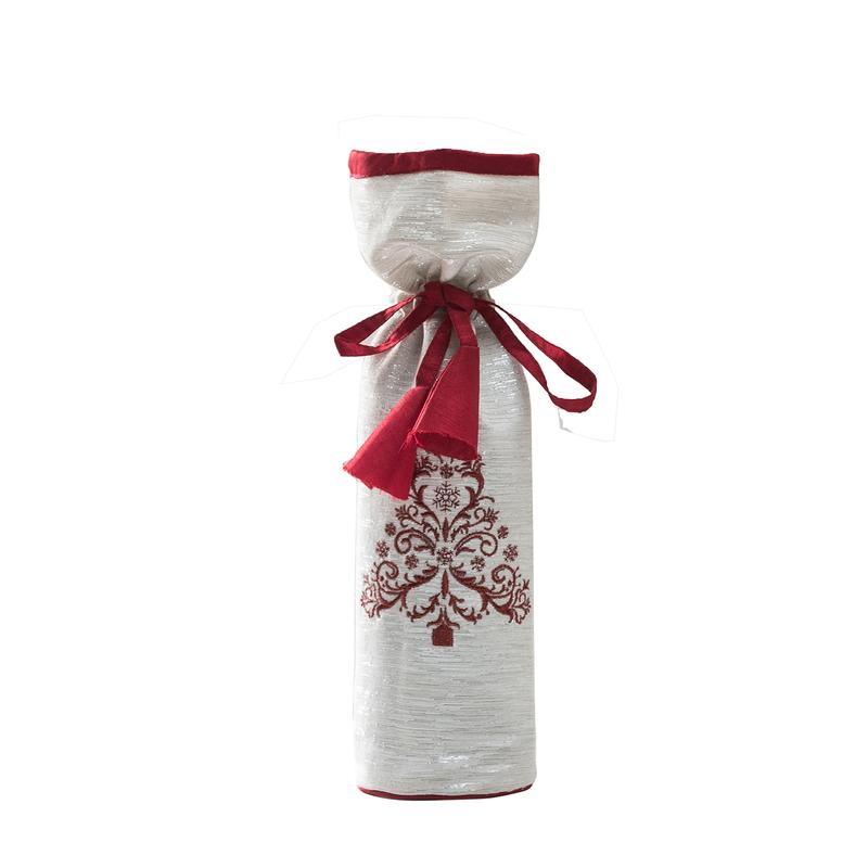 Hulala Christmas Tree Wine Gift Bag Cover