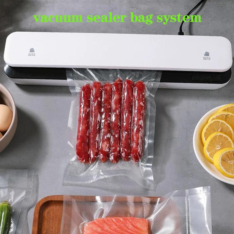 Vacuum Sealer Bag, 2 Rolls 500cm Vacuum Sealer Bag, Food Storage Bag for Vacuum Low-temperature Cooking & Meal Preparation & Steak Storage