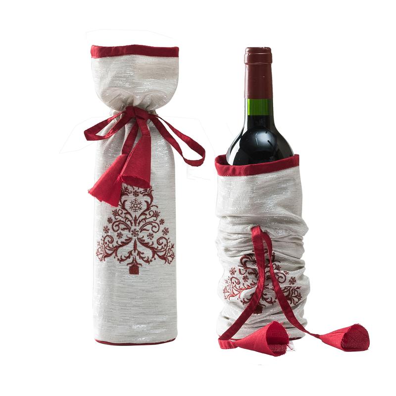 Hulala Christmas Tree Wine Gift Bag Cover