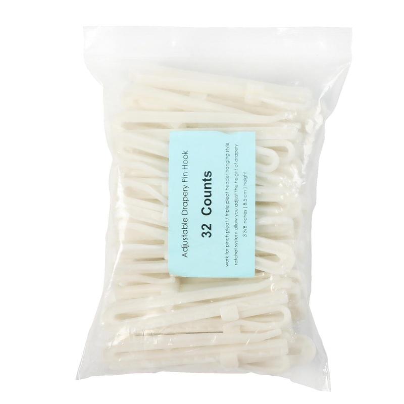 TWOPAGES Adjustable Plastic Pin Hooks 32Pcs Easy Installation Non-Damage Wall Hanging Solution Organiser Hangable Hangers
