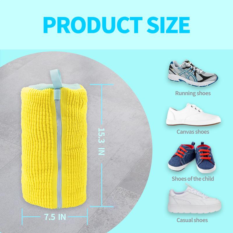 Laundry Shoe Washing Bag for Washing Machine - Protect Your Footwear during the Wash Accessories shoe washing, 2-pcs Set with Gift Box Mesh Accessory