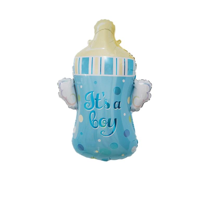 Letter Pattern Baby Bottle Shaped Balloon, 1 Count Feeding Bottle Shaped Balloon For Birthday Valentine's Day Party Decor Supply, Mean Girls Decorations