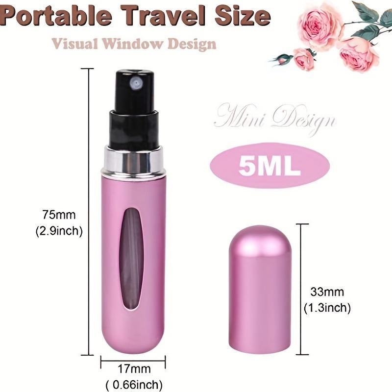 Random Color Perfume Dispenser Bottle, 1 Count Portable Mini Refillable Perfume Atomizer Bottle, Storage Bottle For Travel Outdoor Use