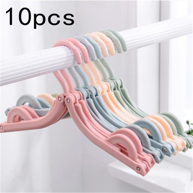 Travel Hangers - Essential for Cruise Ships, Portable Folding Hangers, Travel Accessories, Foldable Travel Clothes Drying Racks (Color Random)