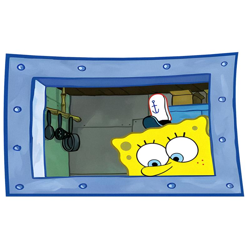 spongebob cartoon 3x5 Feet Banner Funny Poster Durable polyester Cool Flag Man Cave Wall Decor withBrass Grommets for College Dorm Room Bedroom party