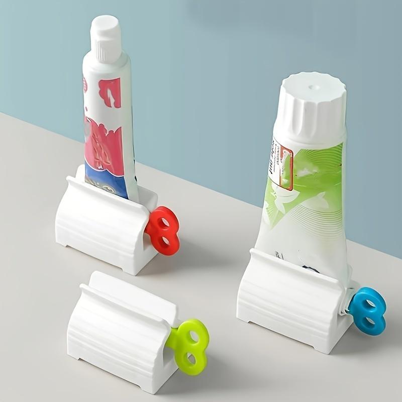 Manual Toothpaste Dispenser, 3 Counts Portable Toothpaste Squeezer, Cute Toothpaste Dispenser Supplies, Bathroom Gadgets