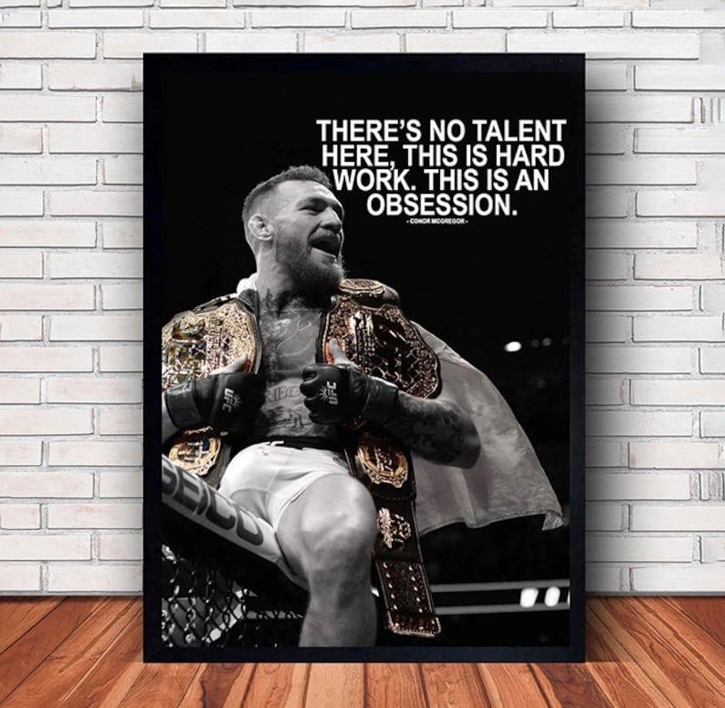 [FULL] Conor Mcgregor Boxing Poster, UFC Poster Art Autographed 12x18 16x24 24x36 27x40inch Personalized Gifts for Birthday | Print On Paper