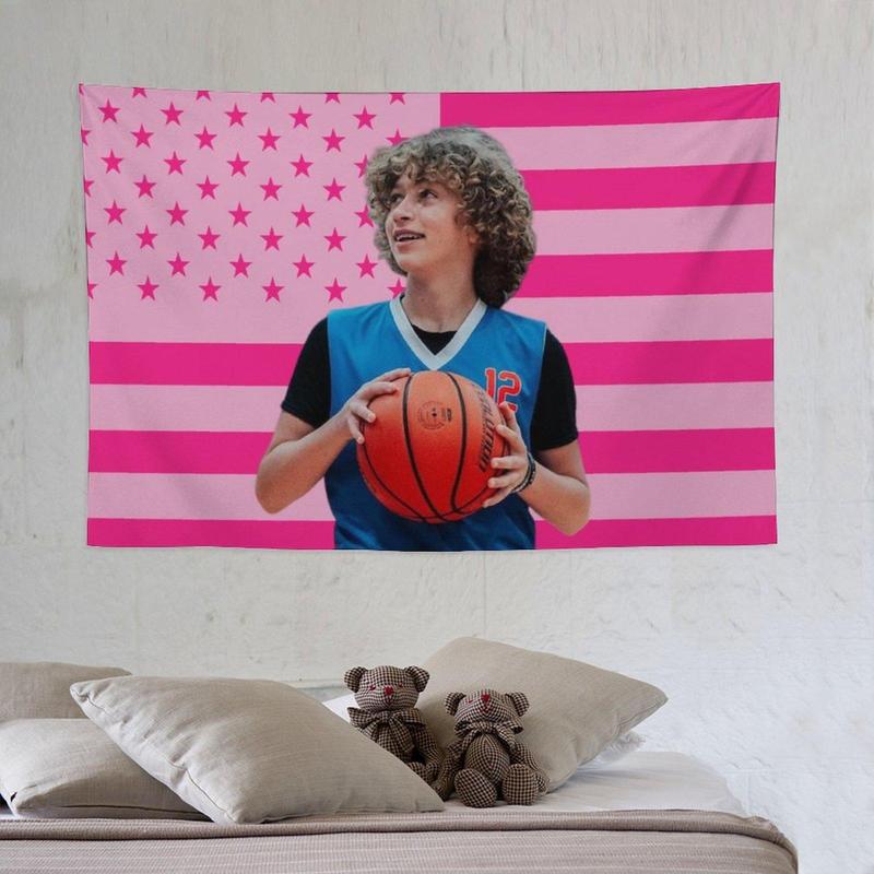 Nelson Celebrity and Decorations Stuff American Pink Flags Wall Funny Tapestry Hanging Neumann Merch for Dorm Bedroom Decorative Aesthetic Tapestries