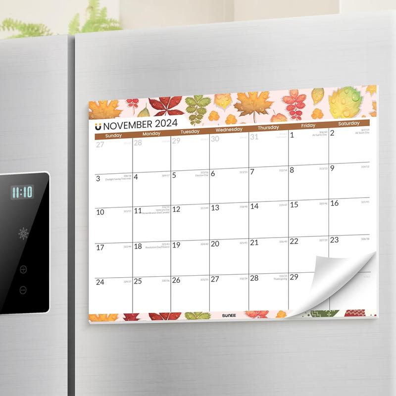 Magnetic Calendar for Refrigerator from Now to June 2027 Wall Calendar, Fridge Calendar 3 Year Planner with Magnet for Monthly Program, 8.5