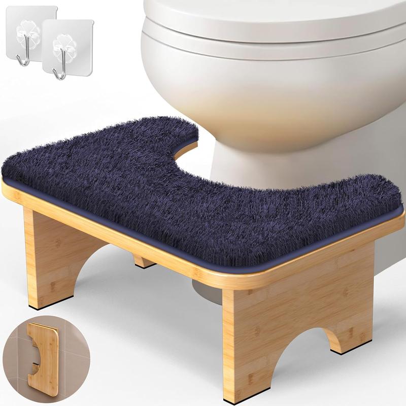 Bamboo Toilet Stool - 7