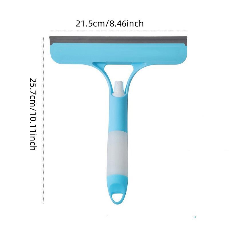 3 in 1 Window Cleaning Scraper, Window Squeegee, Easy To Clean Glass Scraper with Spray Bottle, Multi-function Window Cleaning Tool, Fall Decor