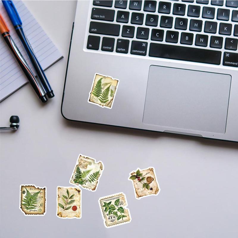 Plant Label Sticker, 50pcs set Creative Cartoon Decorative Sticker, Creative Decals for Water Bottle, Laptop, Phone Case, Scrapbooking, Journal Making