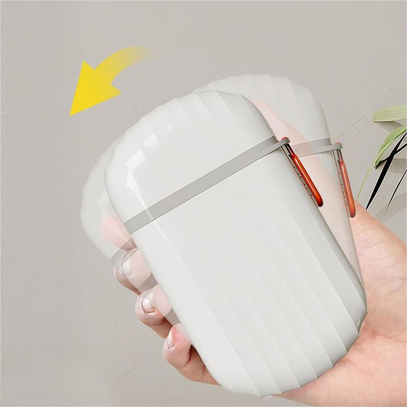 Portable Soap Box, 1 Count Creative Mini Soap Bar Holder with Lid, Soap Storage Box for Home Bathroom & Travel & Hotel