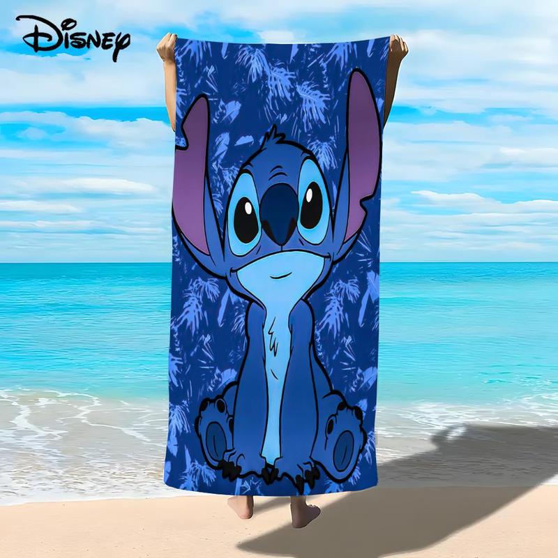 Beach Towel, 1 Count Cartoon Animal Pattern Beach Towel, Soft & Quick Drying Beach Towel, Travel Pool Yoga Cruise Camping Towel