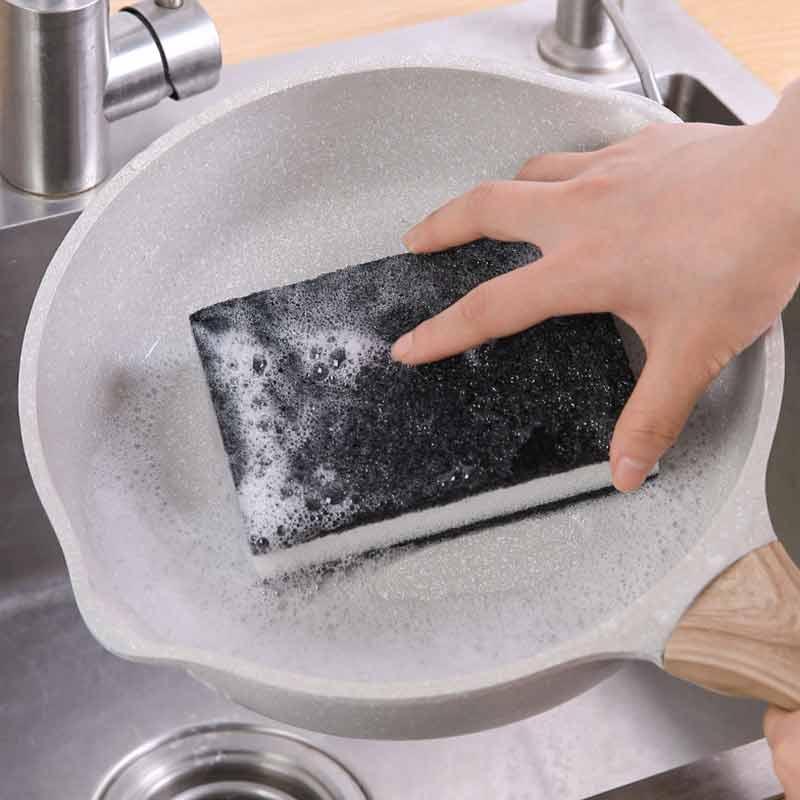 Double Sided Kitchen Cleaning Sponge, 5pcs Multi-function Thickened Dish Washing Sponge, Kitchen Cleaning Sponge, Cleaning Tools Supplies for Home Kitchen Bathroom